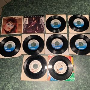 Lot of 10 45rpm Rock n Roll Record.